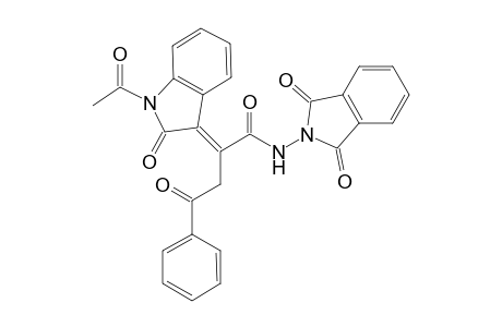 (2E)-2(1-Acetyl-2-oxo-1,2-dihydro-3H-indol-3-ylidene)-N-(1,3-dioxo-1,3-dihydro-2H-isoindol-2-yl)-4-phenyl-4-oxobutanamide