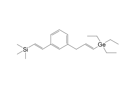 (1E)-1-(Triethylgermyl)-3-{3-[(E)-2-(trimethylsilyl)vinyl]phenyl}prop-1-ene