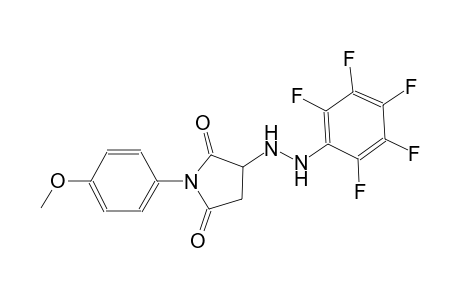 2,5-pyrrolidinedione, 1-(4-methoxyphenyl)-3-[2-(2,3,4,5,6-pentafluorophenyl)hydrazino]-