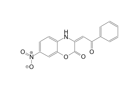 (3E)-7-nitro-3-(2-oxo-2-phenylethylidene)-3,4-dihydro-2H-1,4-benzoxazin-2-one