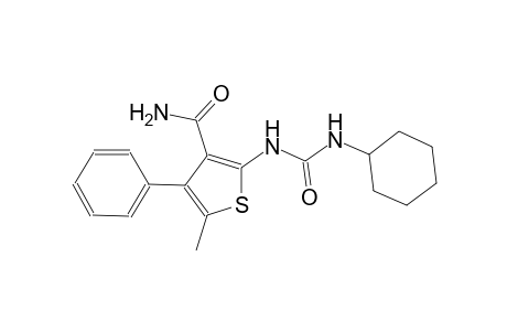 2-{[(cyclohexylamino)carbonyl]amino}-5-methyl-4-phenyl-3-thiophenecarboxamide