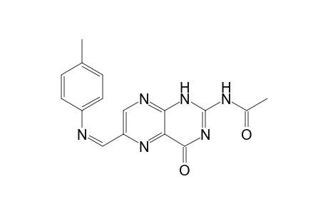 Acetamide, N-[1,4-dihydro-6-[[(4-methylphenyl)imino]methyl]-4-oxo-2-pteridinyl]- , (Z)-