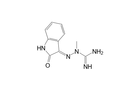 1-Methyl-1-[(2-oxidanylideneindol-3-yl)amino]guanidine