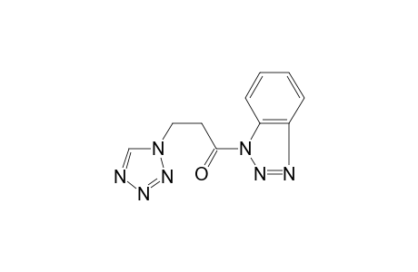 1-(1-benzotriazolyl)-3-(1-tetrazolyl)-1-propanone