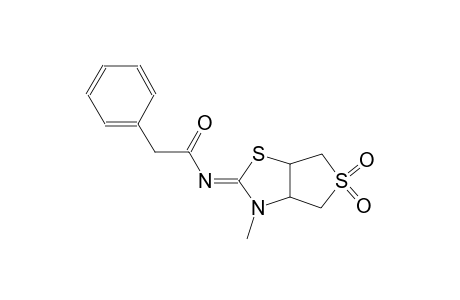 benzeneacetamide, N-((2Z)-tetrahydro-3-methyl-5,5-dioxidothieno[3,4-d]thiazol-2(3H)-ylidene)-