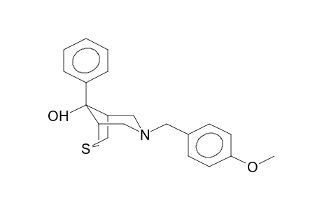 7-(4-METHOXYBENZYL)-9-ANTI-PHENYL-1-THIA-7-AZABICYCLO[3.3.1]NONAN-9-OL