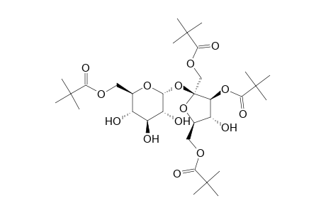 .alpha.-D-Glucopyranoside, 1,3,6-tris-O-(2,2-dimethyl-1-oxopropyl)-.beta.-D-fructofuranosyl, 6-(2,2-dimethylpropanoate)