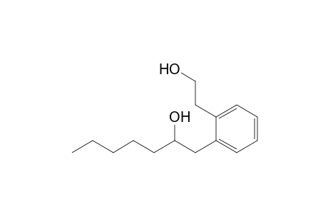 1-[2-(2-Hydroxyethyl)phenyl]-2-heptanol