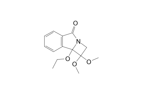 8b-ethoxy-1,1-dimethoxy-1,8b-dihydroazeto[2,1-a]isoindol-4(2H)-one