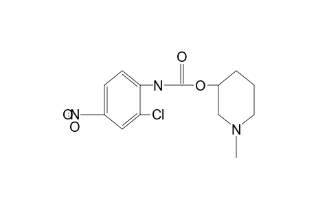 2-chloro-4-nitrocarbanilic acid, 1-methyl-3-piperidyl ester