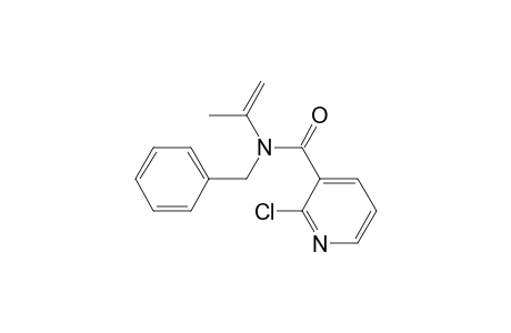 N-Benzyl-N-isopropenyl-2-chloropyridine-3-carboxamide