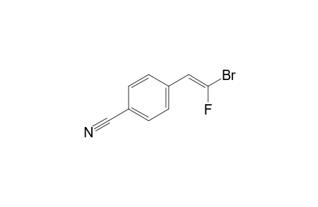 4-[(E)-2-bromanyl-2-fluoranyl-ethenyl]benzenecarbonitrile