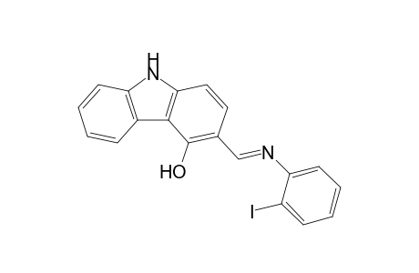 3-[(2-Iodophenylimino)methyl]-9H-carbazol-4-ol