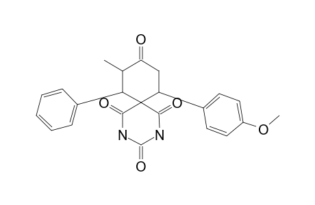 7-PHENYL-8-METHYL-11-(4-METHOXYPHENYL)-2,4-DIAZASPIRO-[5.5]-UNDECANE-1,3,5,9-TETRAONE
