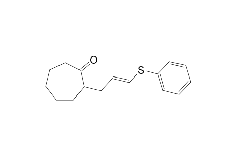 (E)-2-(3-(Phenylthio)allyl)cycloheptanone