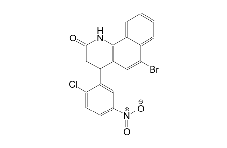 6-bromo-4-(2-chloro-5-nitrophenyl)-3,4-dihydrobenzo[h]quinolin-2(1H)-one