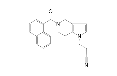 3-(5-naphthalen-1-ylcarbonyl-6,7-dihydro-4H-pyrrolo[3,2-c]pyridin-1-yl)propanenitrile