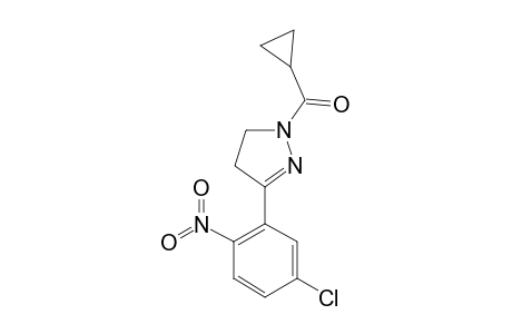 1-CYCLOPROPYLCARBONYL-3-(2-NITRO-5-CHLOROPHENYL)-4,5-DIHYDRO-1H-PYRAZOLE