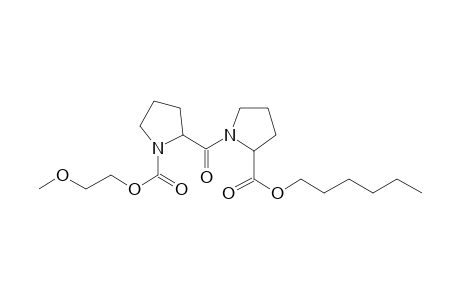 D-Prplyl-D-proline, N-(2-methoxyethoxycarbonyl)-, hexyl ester