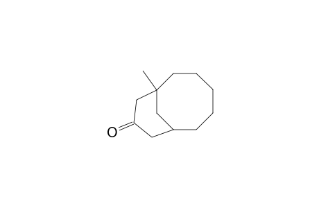 Bicyclo[5.3.1]undecan-9-one, 1-methyl-