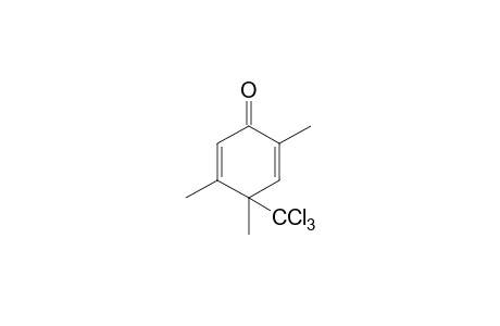 4-(trichloromethyl)-2,4,6-trimethyl-2,5-cyclohexadien-1-one