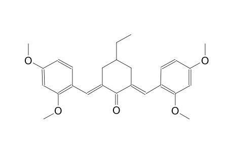 cyclohexanone, 2,6-bis[(2,4-dimethoxyphenyl)methylene]-4-ethyl-,(2E,6E)-