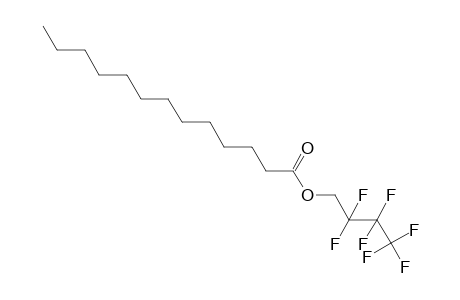 Tridecanoic acid, 2,2,3,3,4,4,4-heptafluorobutyl ester