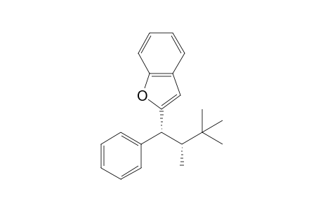 syn-2-[2',3',3'-Trimethyl-1'-phenylbuty]-benzofuran