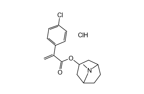 2-(p-CHLOROPHENYL)ACRYLIC ACID, 3-TROPANYL ESTER, HYDROCHLORIDE