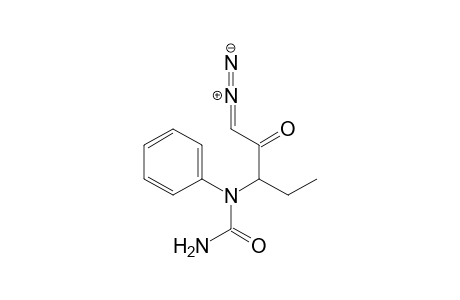 N-phenyl-3-ureido-1-diazo-pentan-2-one