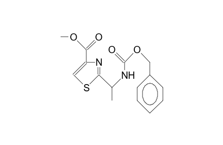 2-(<S>-1-Benzyloxycarbonylaminoethyl)-4-methoxycarbonyl-thiazole