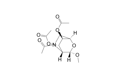 2-Oxa-5-azabicyclo[2.2.2]octane-7,8-diol, 5-acetyl-3-methoxy-, diacetate (ester), [1R-(1.alpha.,3.alpha.,4.alpha.,7R*,8S*)]-