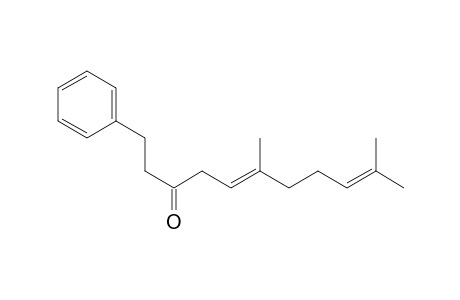 (E)-1-Phenyl-6,10-dimethyl-3-oxoundeca-5,9-diene