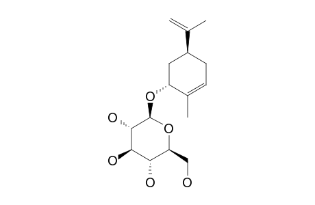 (4R,6R)-CARVEOL-6-BETA-D-GLUCOPYRANOSIDE