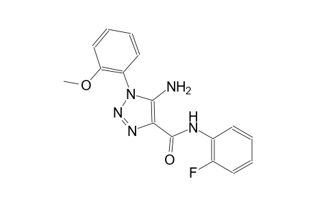 1H-1,2,3-triazole-4-carboxamide, 5-amino-N-(2-fluorophenyl)-1-(2-methoxyphenyl)-