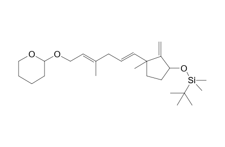 (RS)-2-{{(E,E)-6-{3-{[(tert-Butyl)dimethylsilyl]oxy}-1-methyl-2-methylidenecyclopentyl}-3-methylhexa-2,5-dienyl}oxy}tetrahydro-2H-pyran