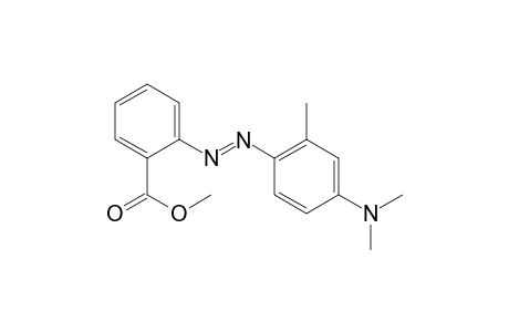o-{[4-(dimethylamino)-o-tolyl]azo}benzoic acid, methyl ester