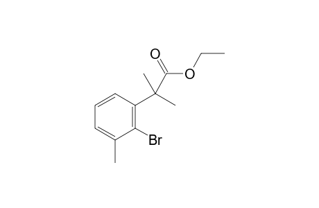 Ethyl 2-(2-bromo-3-methylphenyl)-2-methylpropanoate