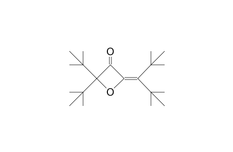 2-(Di-tert-butyl-methylidene)-4,4-di-tert-butyl-3-oxa-cyclobutanone