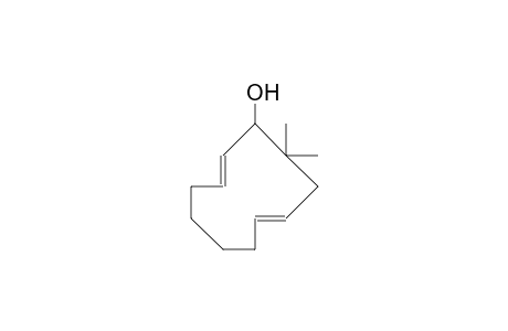 (E,E)-11,11-Dimethyl-cycloundeca-2,8-dienol