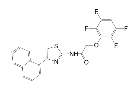 N-[4-(1-naphthyl)-1,3-thiazol-2-yl]-2-(2,3,5,6-tetrafluorophenoxy)acetamide