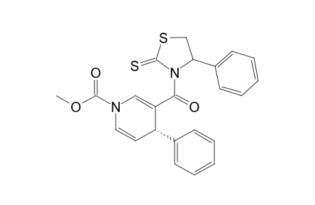 (4S,4'S)-4-Phenyl-3-(2'-thioxo-4'-phenyl-1',3'-thiazolidine-3'-carbonyl)-4H-pyridine-1-carboxylic acid methyl ester