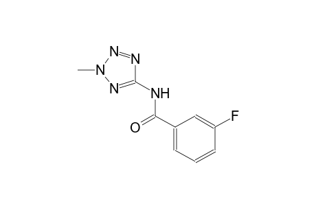 3-fluoro-N-(2-methyl-2H-tetraazol-5-yl)benzamide