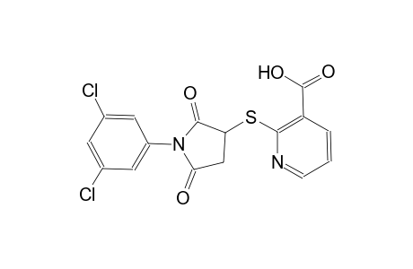 3-pyridinecarboxylic acid, 2-[[1-(3,5-dichlorophenyl)-2,5-dioxo-3-pyrrolidinyl]thio]-