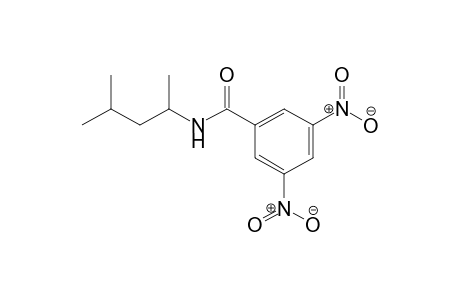 Benzamide, N-(1,3-dimethylbutyl)-3,5-dinitro-