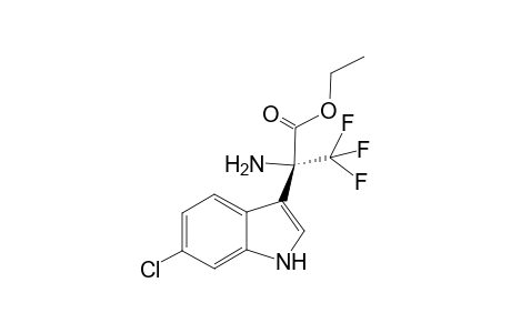 (R)-Ethyl 2-amino-2-(6-chloro-1H-indol-3-yl)-3,3,3-trifluoropropanoate