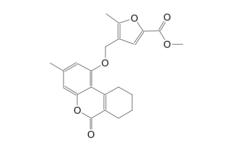 methyl 5-methyl-4-{[(3-methyl-6-oxo-7,8,9,10-tetrahydro-6H-benzo[c]chromen-1-yl)oxy]methyl}-2-furoate