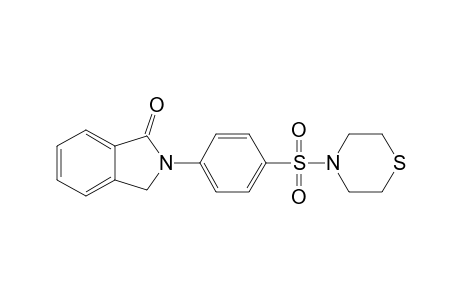 2-[4-(THIOMORPHOLINO-SULFONYL)-PHENYL]-ISOINDOLINE-1-ONE;LASSBIO-577