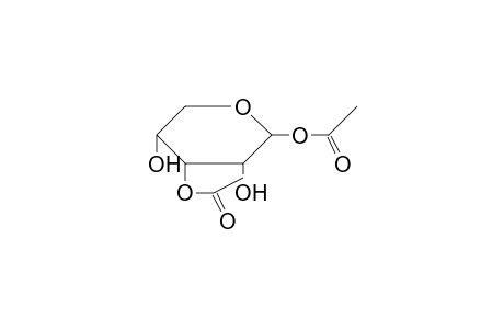 (2-acetoxy-3,5-dihydroxy-tetrahydropyran-4-yl) acetate