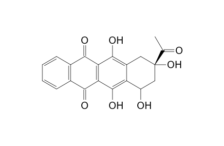 (+/-)-4-demethoxydaunomycinone
